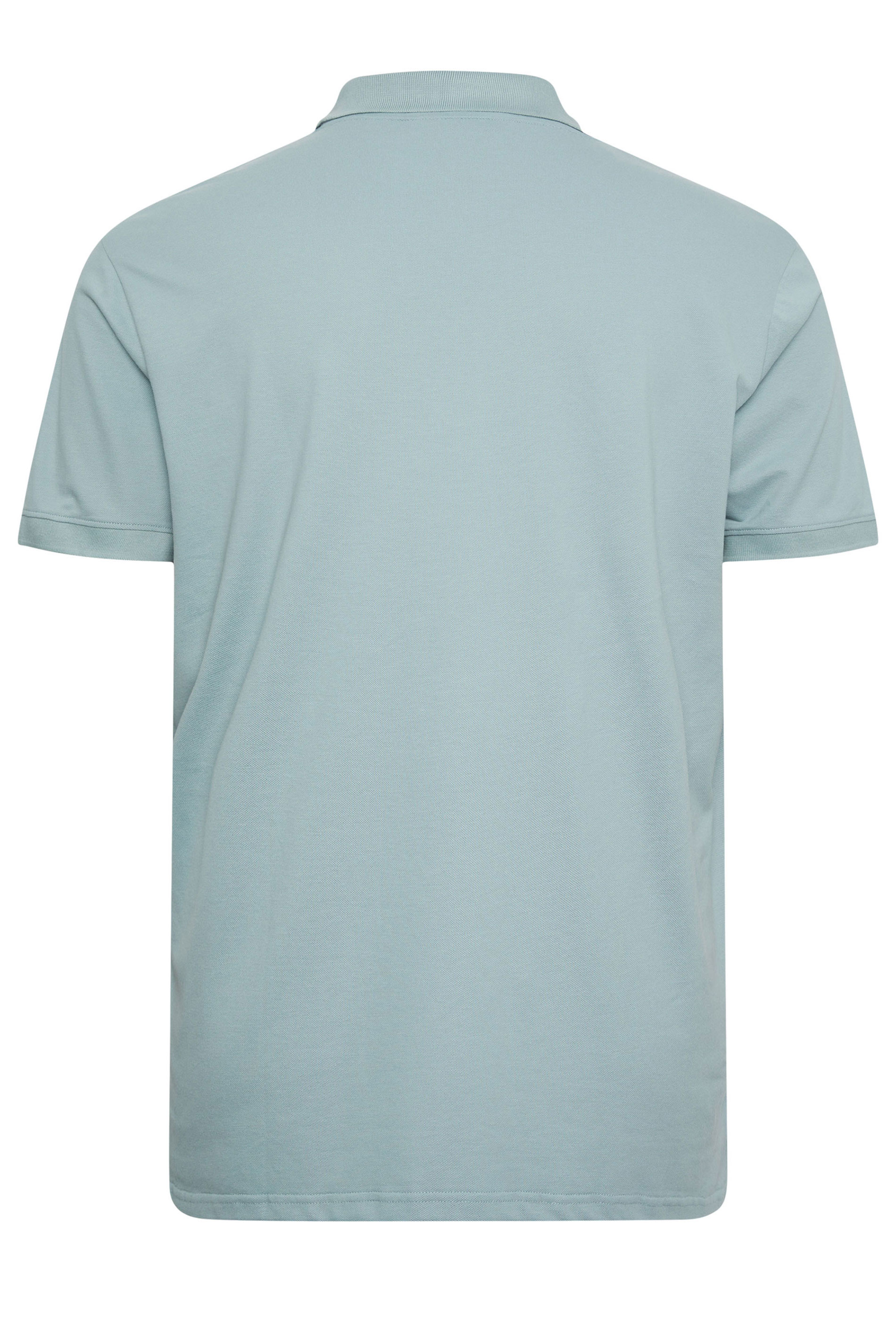 LYLE & SCOTT Big & Tall Slate Blue Core Polo Shirt | BadRhino 3