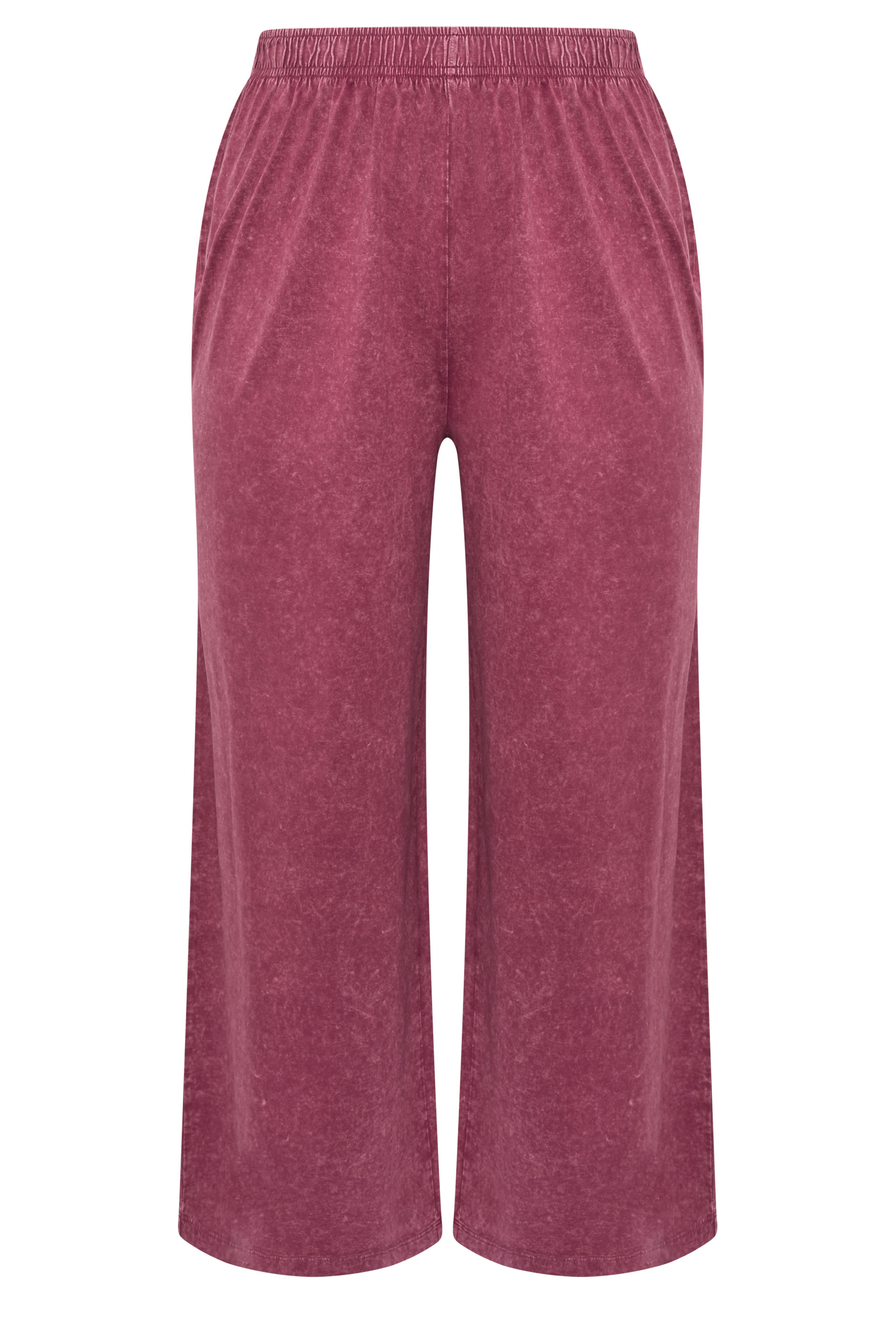 LIMITED COLLECTION Plus Size Red Acid wash Trousers | Yours Clothing 5