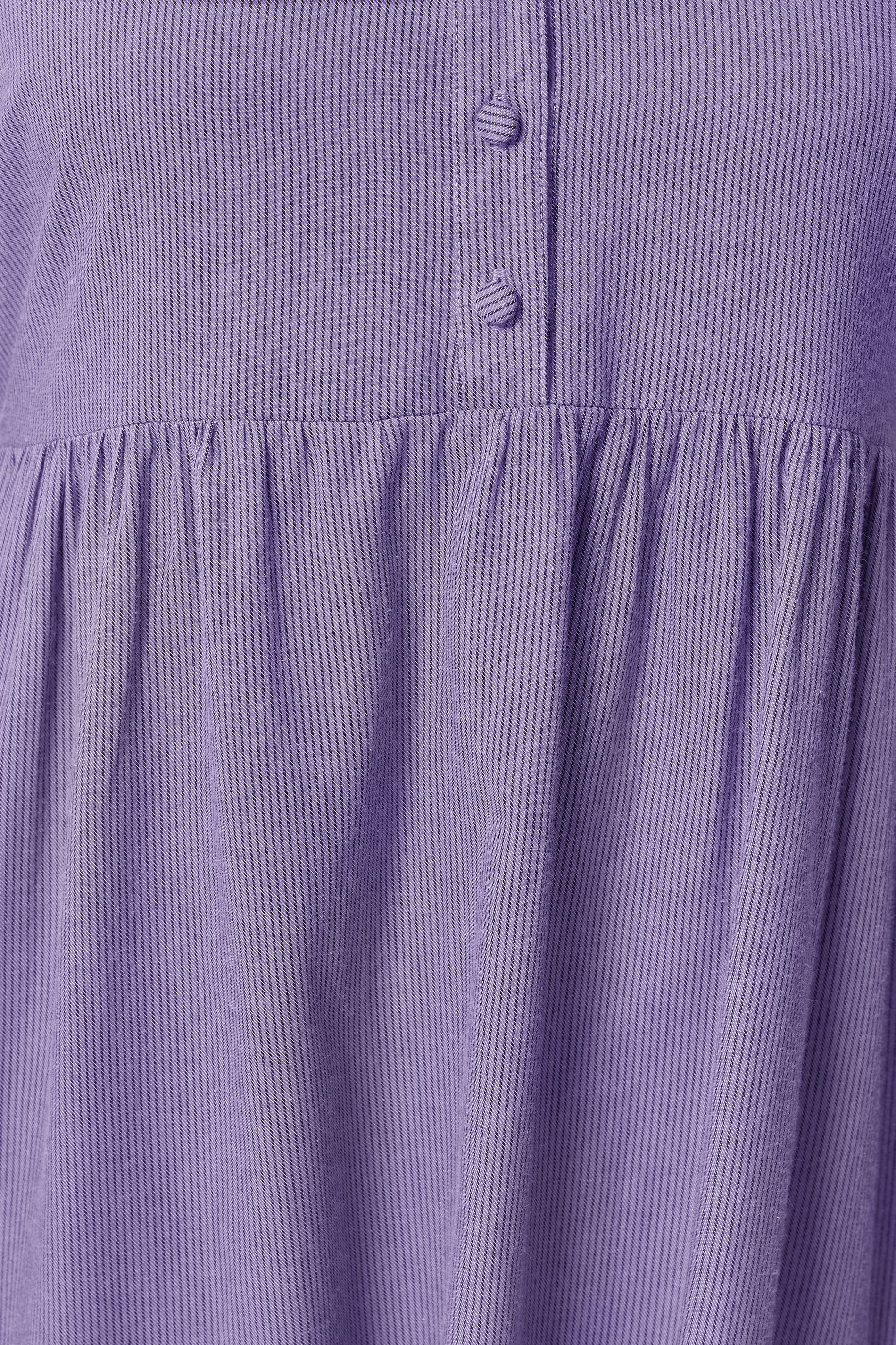 M&Co Purple Fine Stripe Tiered Maxi Dress | M&Co 4
