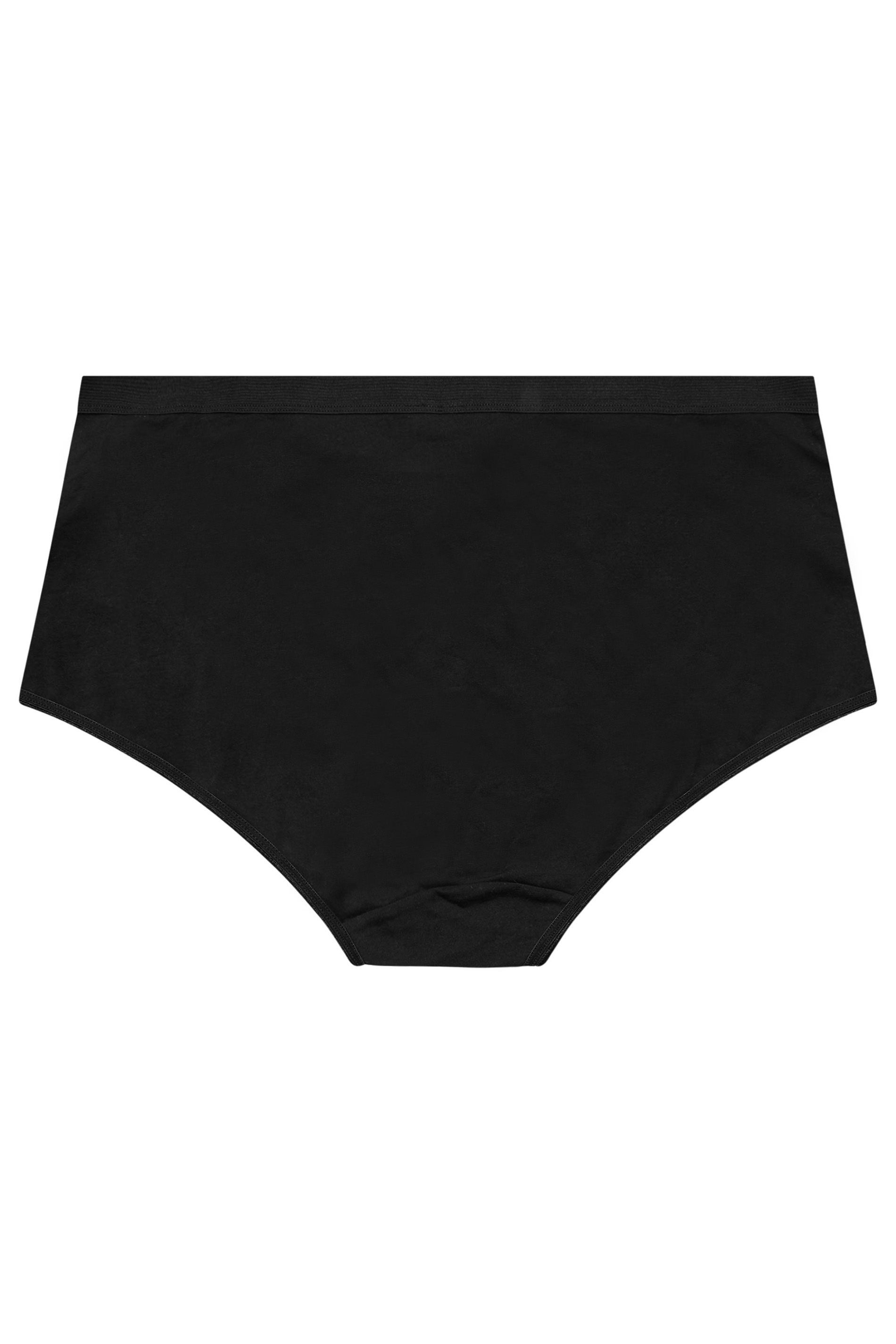 YOURS 5 PACK Plus Size Black & White Full Briefs | Yours Clothing