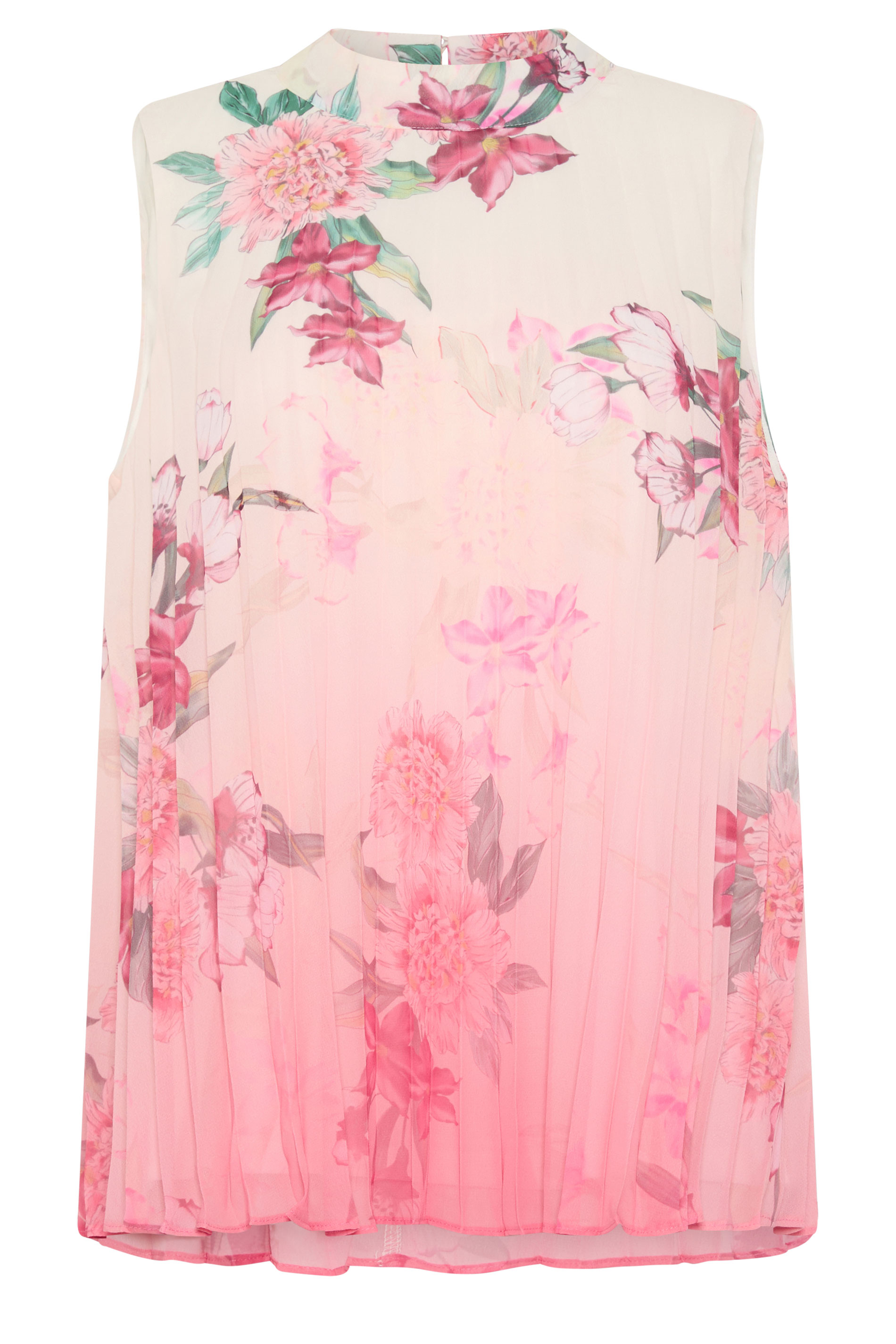 STAR Pink Floral Pleated Top | StarByJM 5