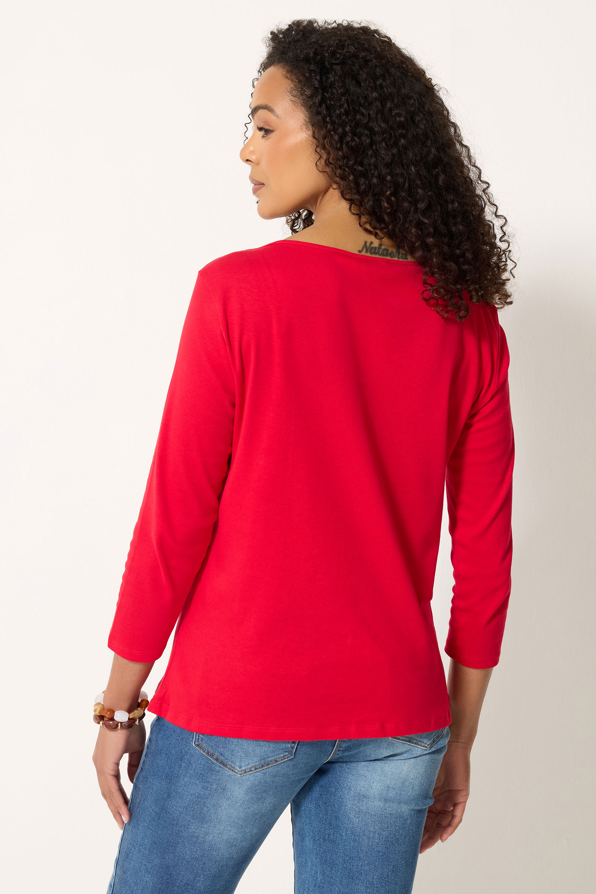 M&Co Red Cotton Top | M&Co 2