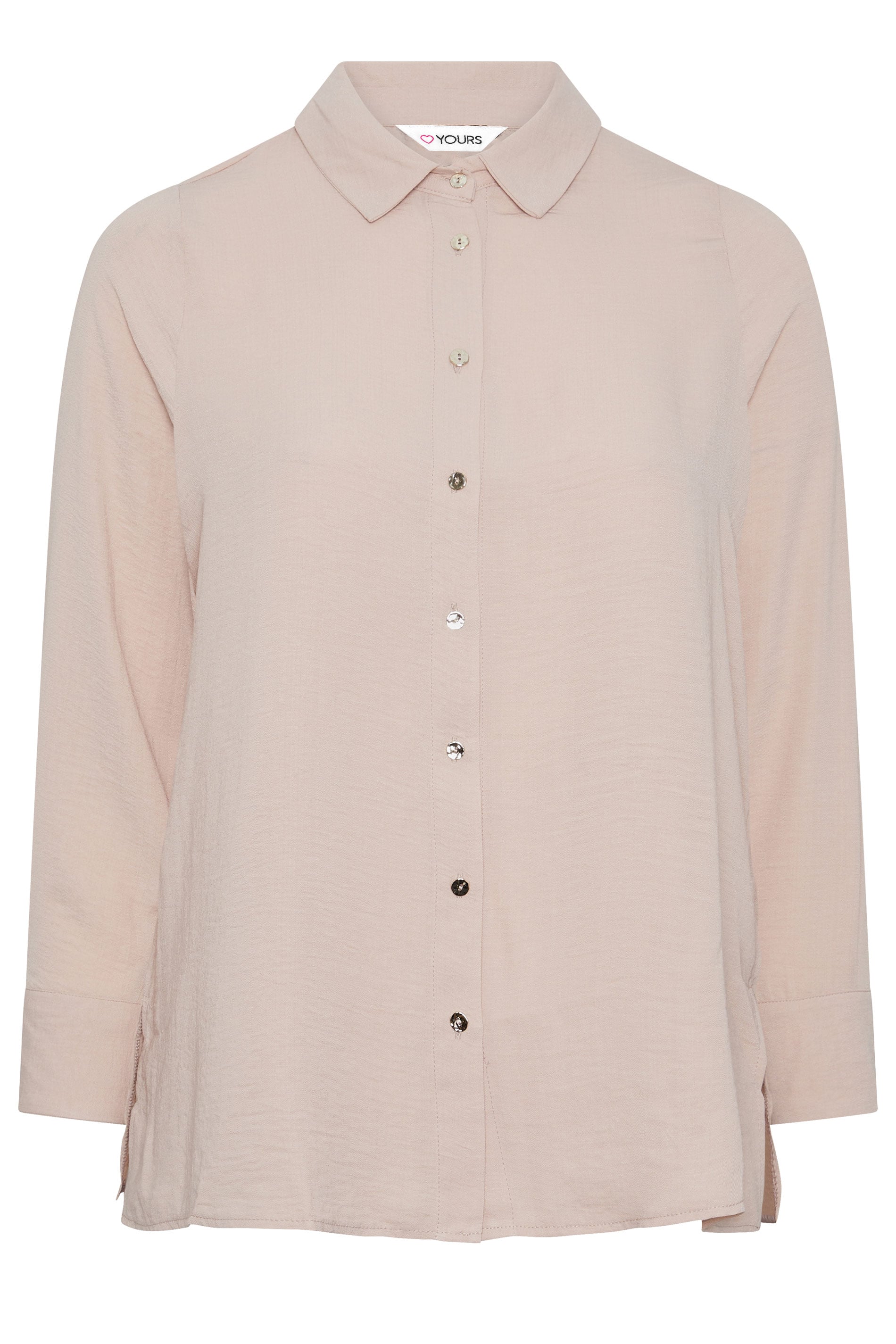 YOURS Plus Size Pink Relaxed Shirt | Yours Clothing 5