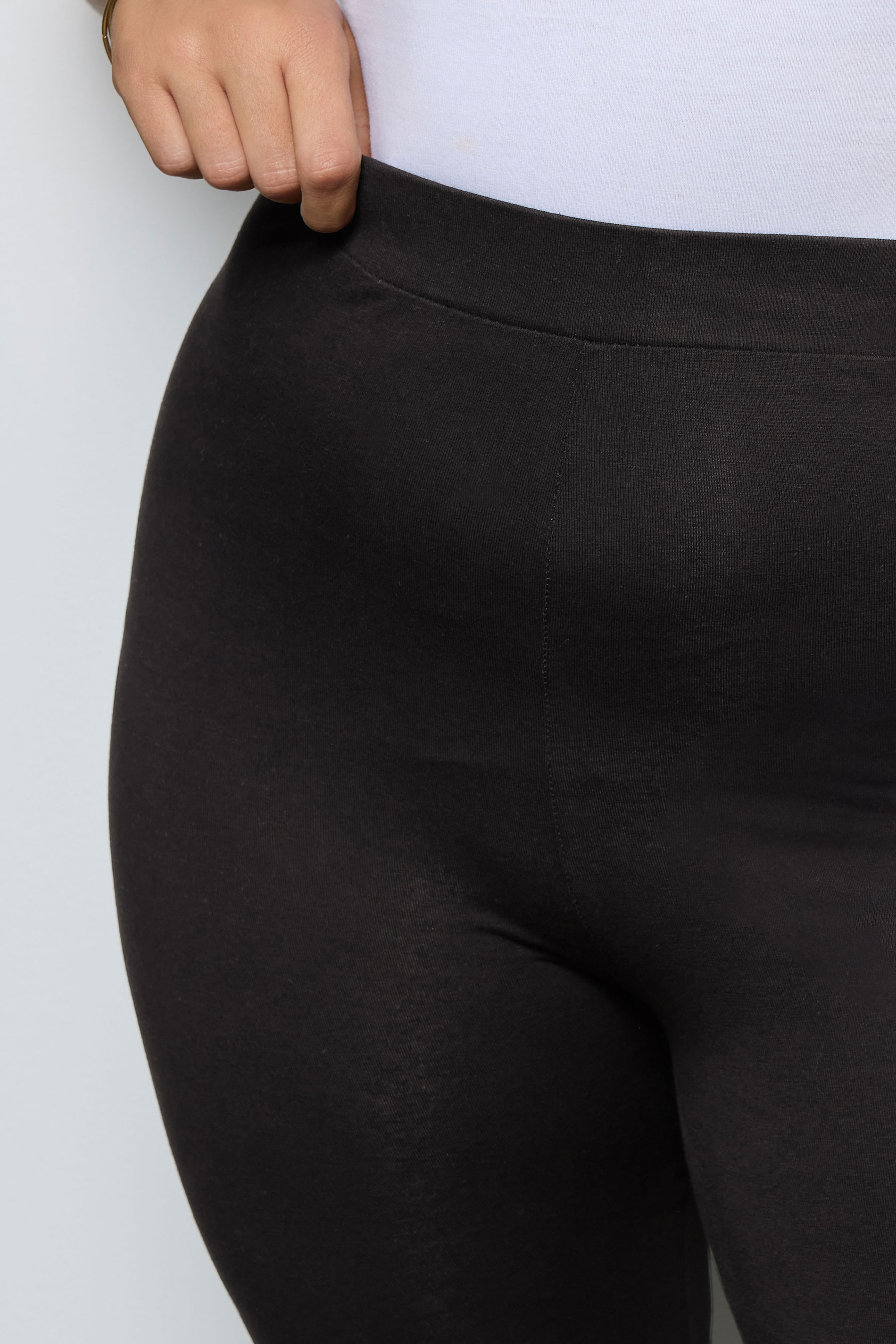 thumbnail image 2 of Comfy Lifestyle 2-Pack Women's High Waist Buttery Soft MicroLuxe Ankle Leggings 2 of 6