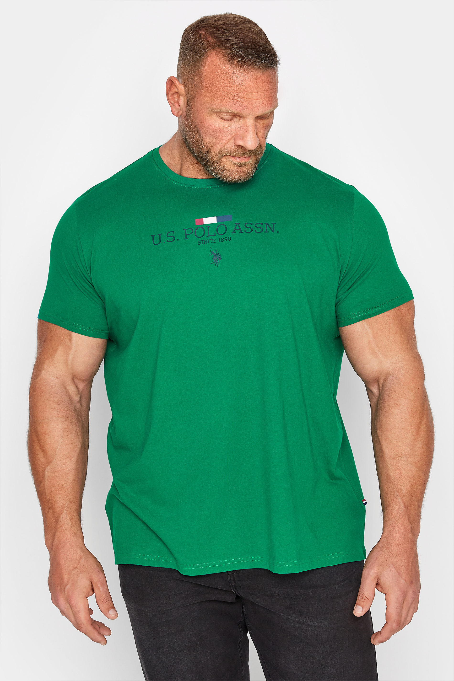 U.S. POLO ASSN. Green Heritage T-Shirt | BadRhino 1