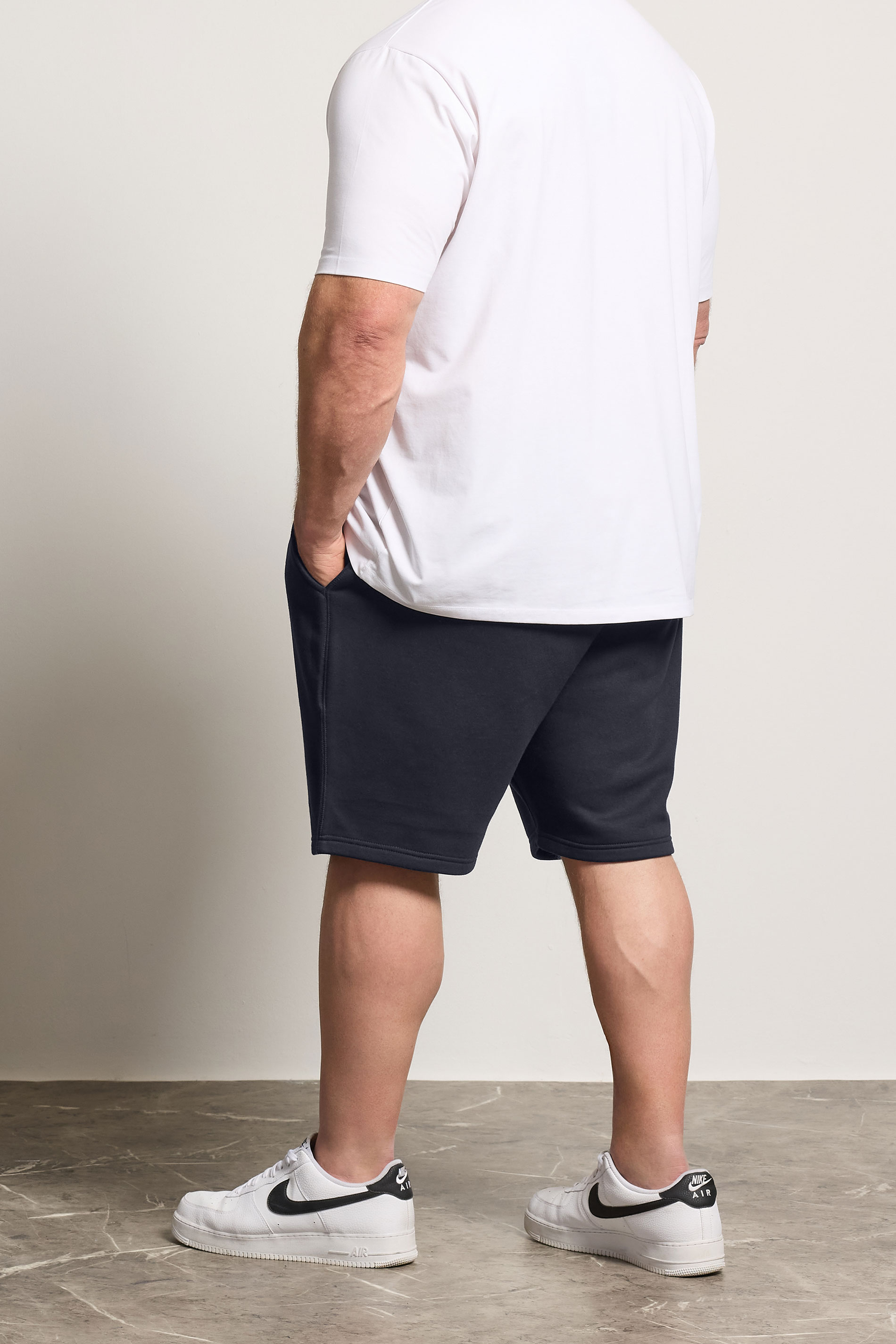 BadRhino Big & Tall Navy Blue Jogger Shorts | BadRhino 2