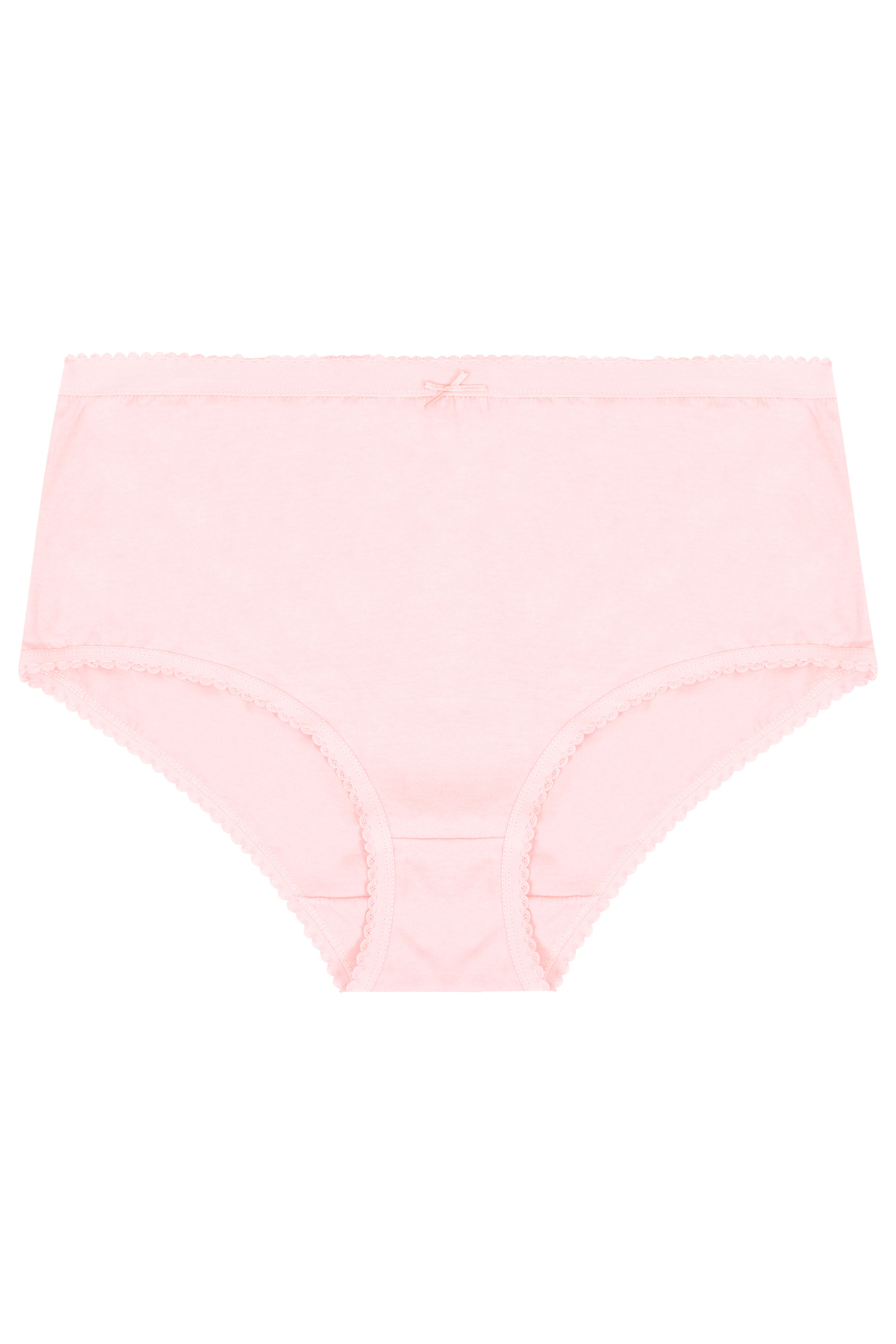 Plus Size Fashion Cotton Pink Spot Print Thong