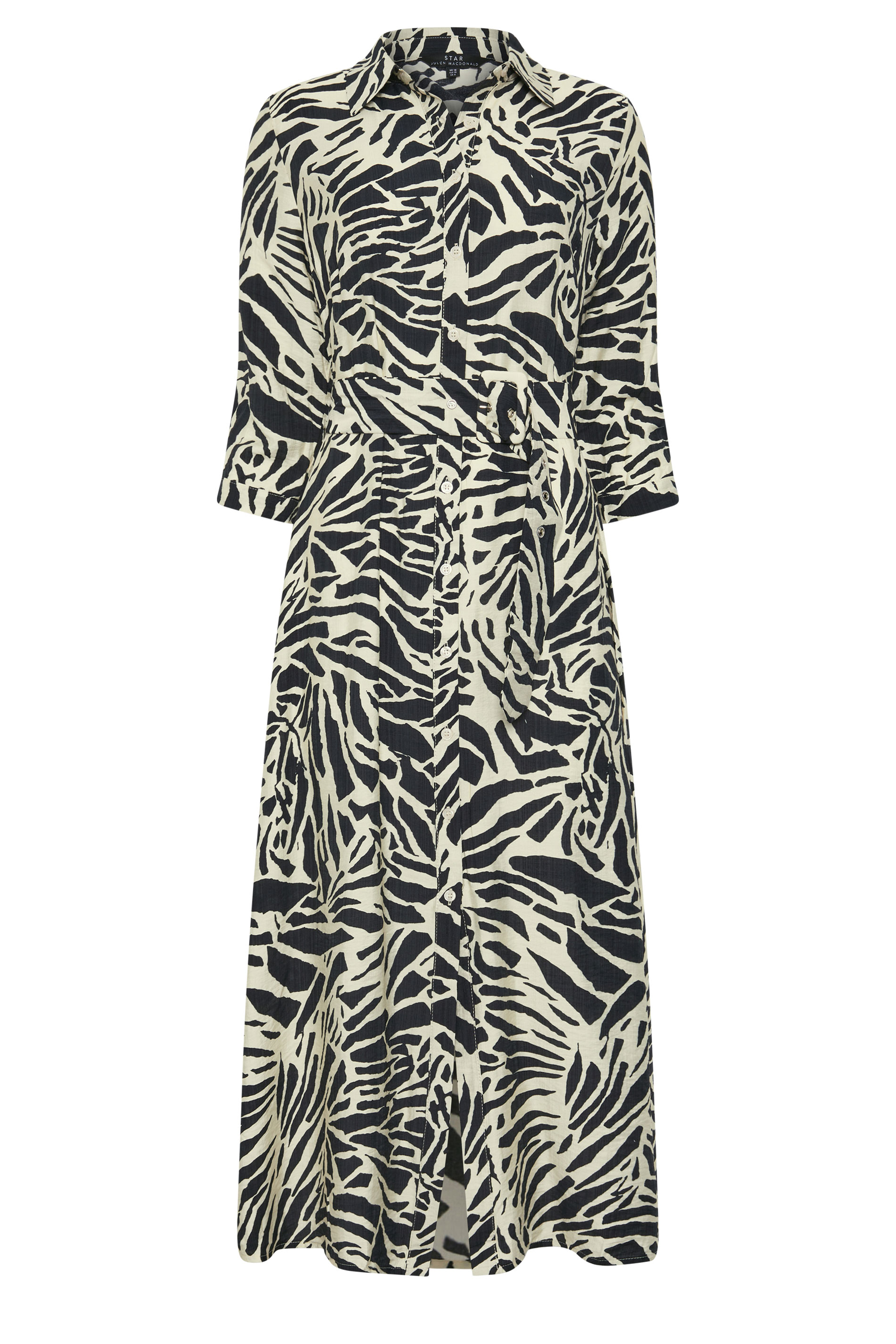 STAR Black Printed Shirt Dress | StarByJM 1