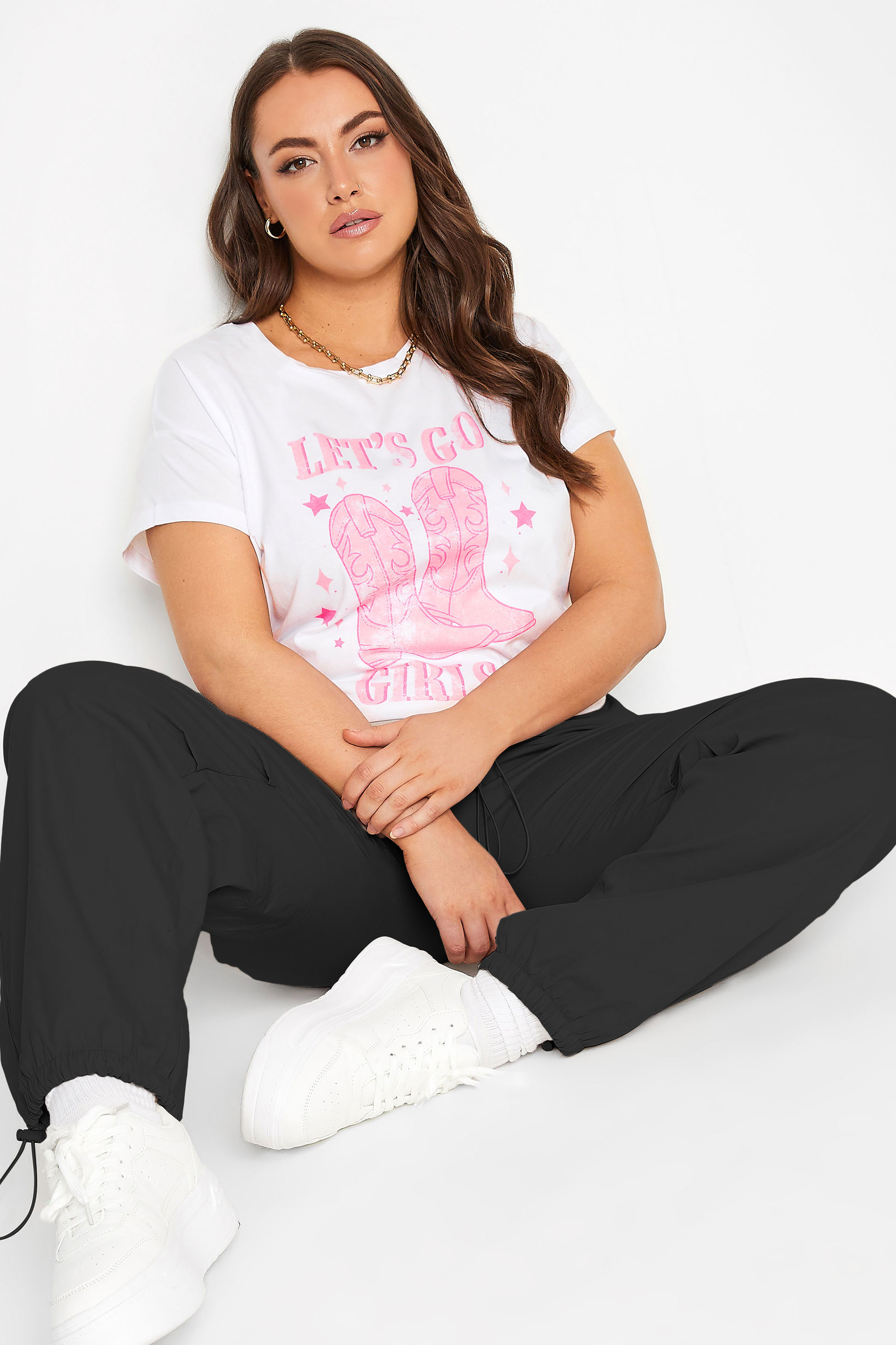 PRETTYLITTLETHING Women's Cotton Pink Oversized T-Shirt - Size M