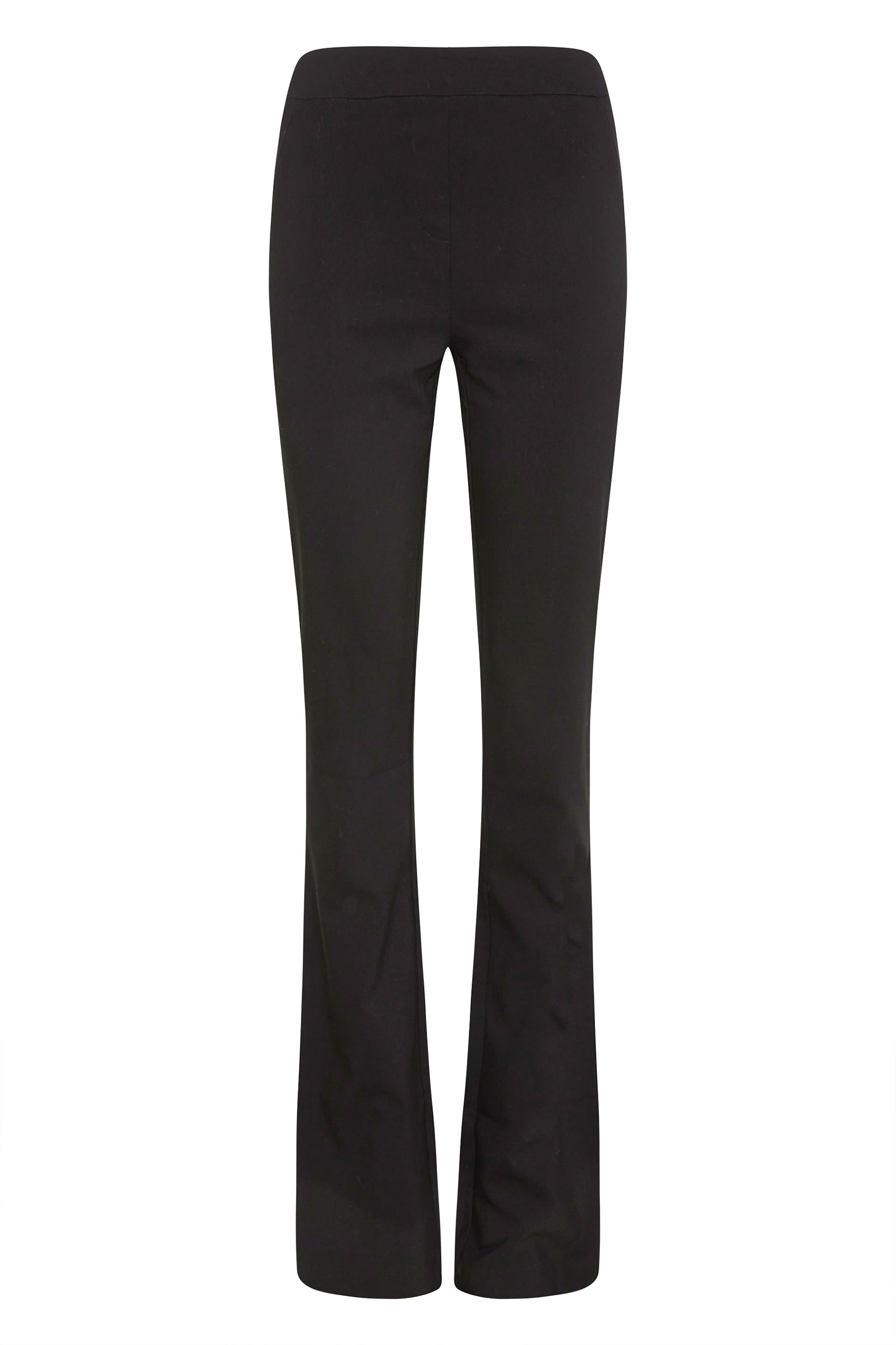 LTS Tall Women's Black Stretch Straight Leg Trousers | Long Tall Sally 2