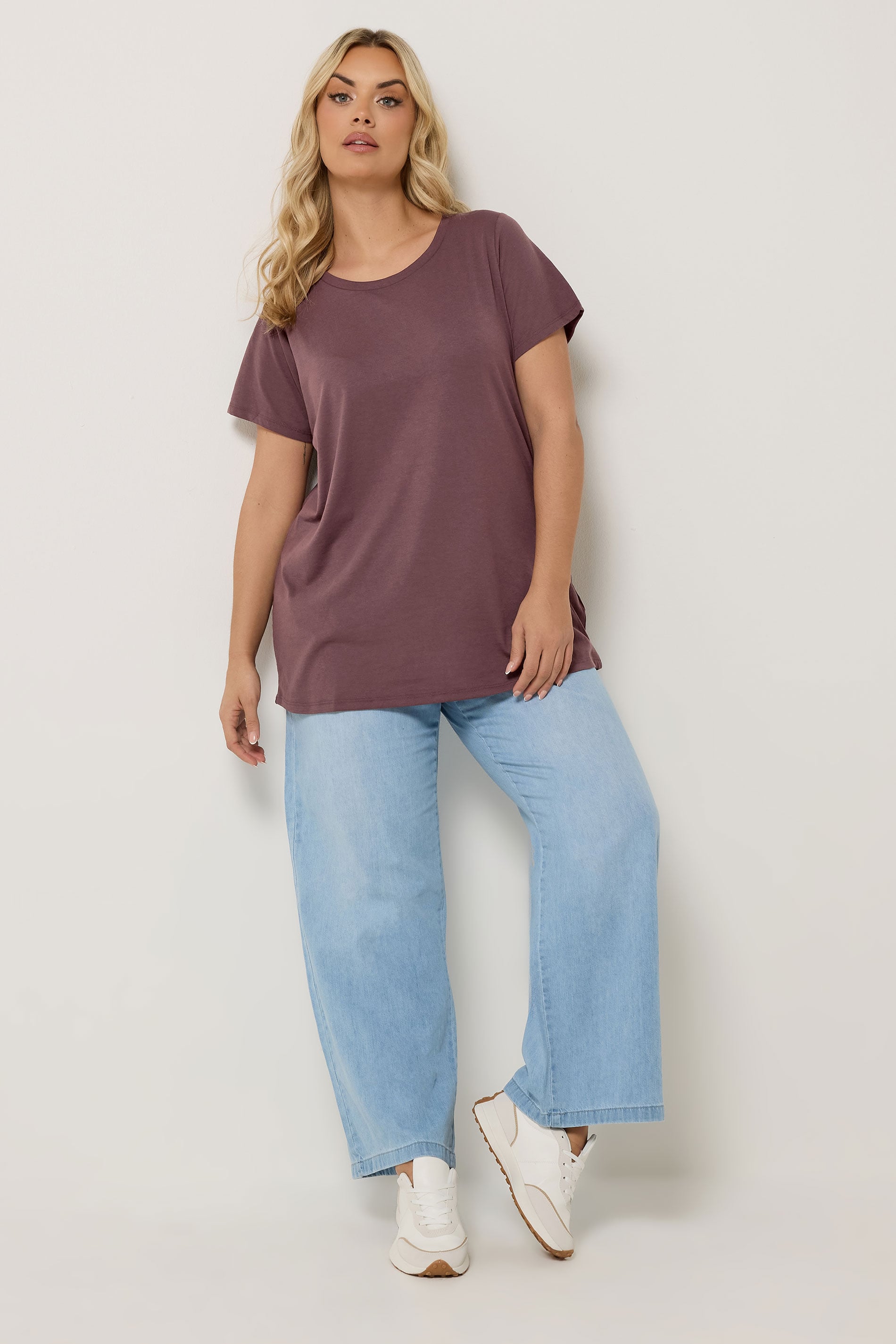YOURS 2 PACK Plus Size Chocolate Brown & Yellow Core T-Shirts | Yours Clothing 5