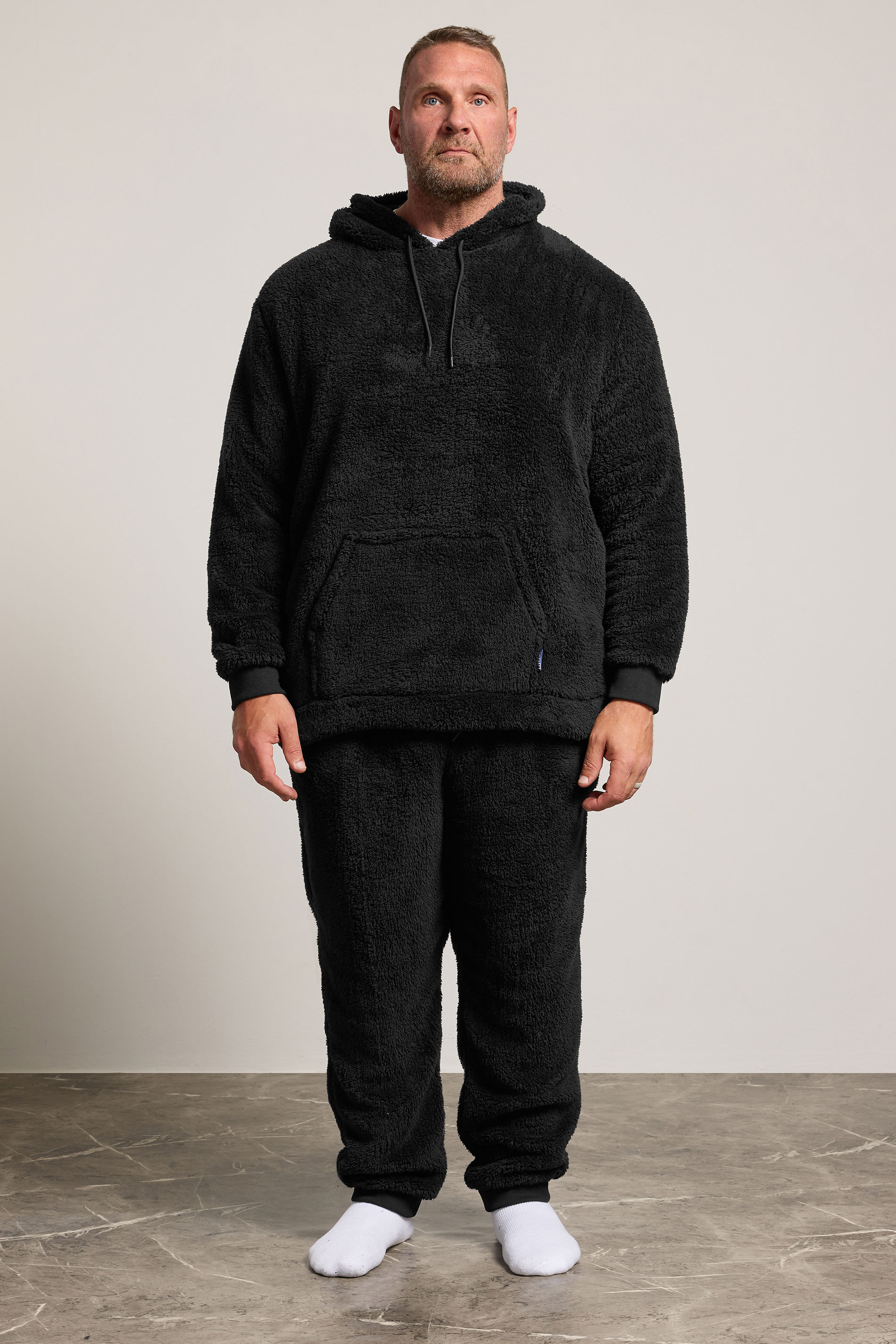 BadRhino Big & Tall Black Fleece Lounge Set | BadRhino 1